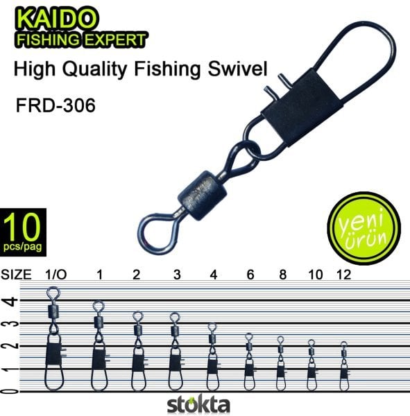 Inox Kilitli Bilyalı Fırdöndü 10lu 1/0