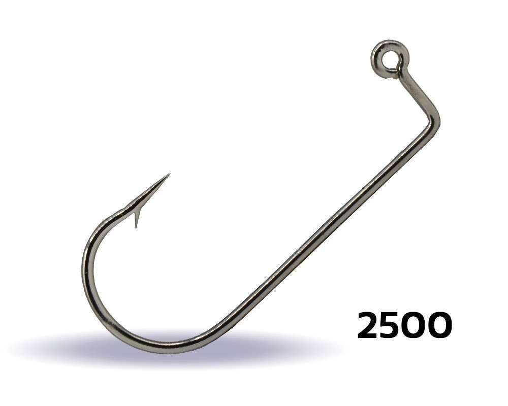Youvella 2500 Jig Head İğnesi Delikli Uzun 100lü Kutu Nikel Standart - 1