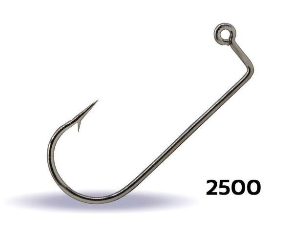 Youvella 2500 Jig Head İğnesi Delikli Uzun 100lü Kutu Nikel Standart - 1