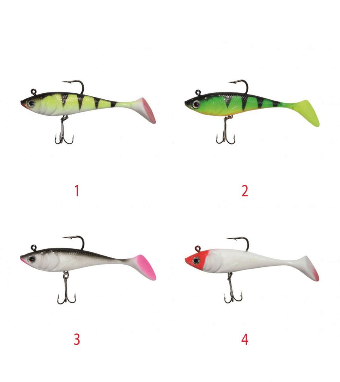 Captain 3543 Crazy Zander Uv Paint 10cm Turna Silikonu Suni Balık 2