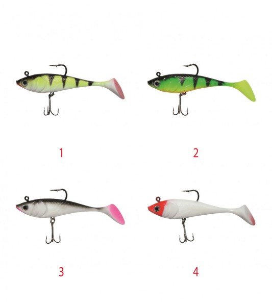 Captain 3543 Crazy Zander Uv Paint 10cm Turna Silikonu Suni Balık 2