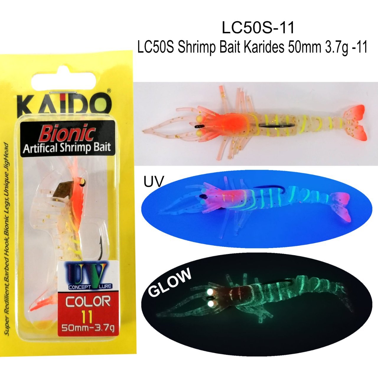LC50S Shrimp Bait Karides 50mm 3.7g 11