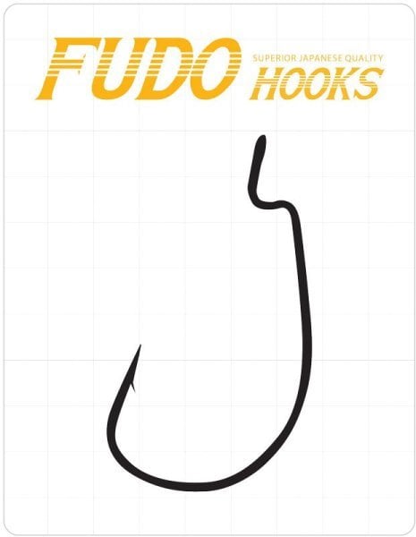 Fudo 5801 Fudo Worm 113 Black Nikel İğne 6/0