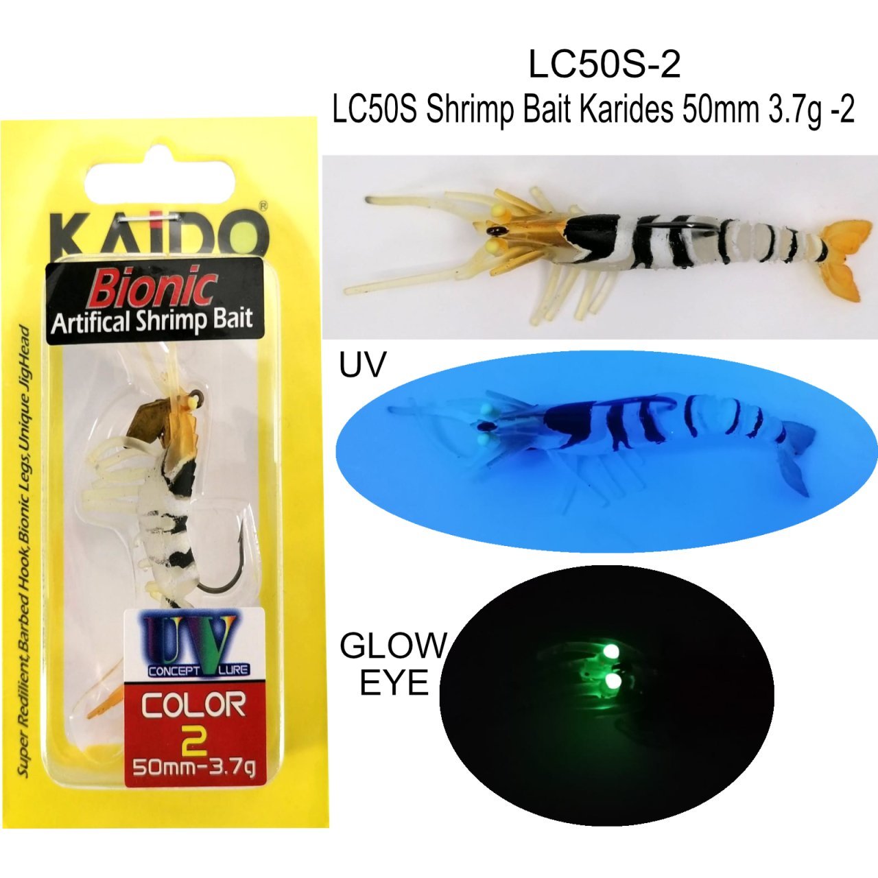 LC50S Shrimp Bait Karides 50mm 3.7g 2