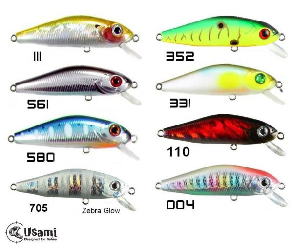 Usami Minn Shad 58F-SR 4.6 G Maket Balık 004