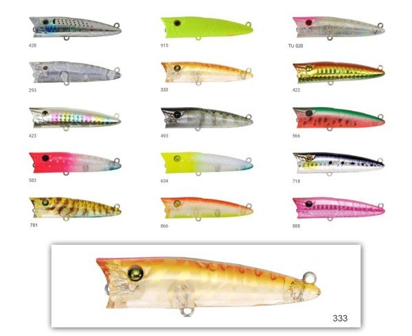 Zipbaits Popper 68mm Su Üstü Poping 8.3gr Maket Balık 333