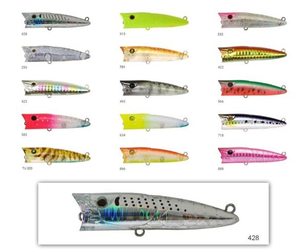 Zipbaits Popper 68mm Su Üstü Poping 8.3gr Maket Balık 428