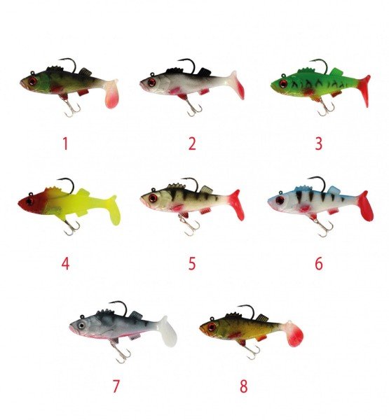 Captain 3549 Bebeto Soft 10cm Levrek Silikonu Suni Balık 2