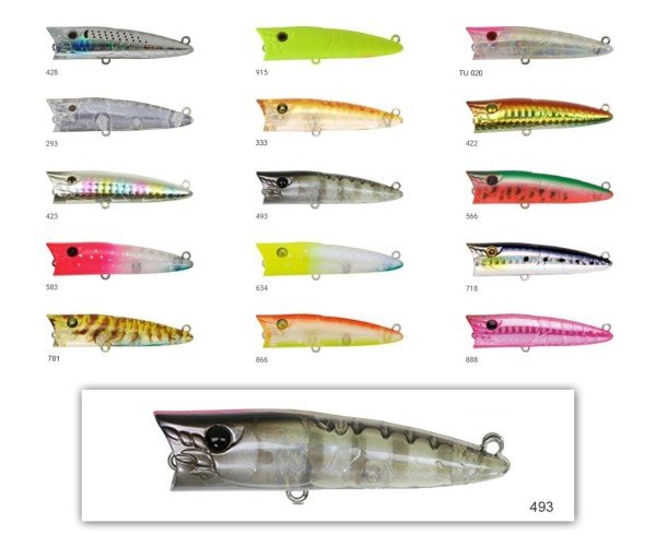 Zipbaits Popper 68mm Su Üstü Poping 8.3gr Maket Balık 493
