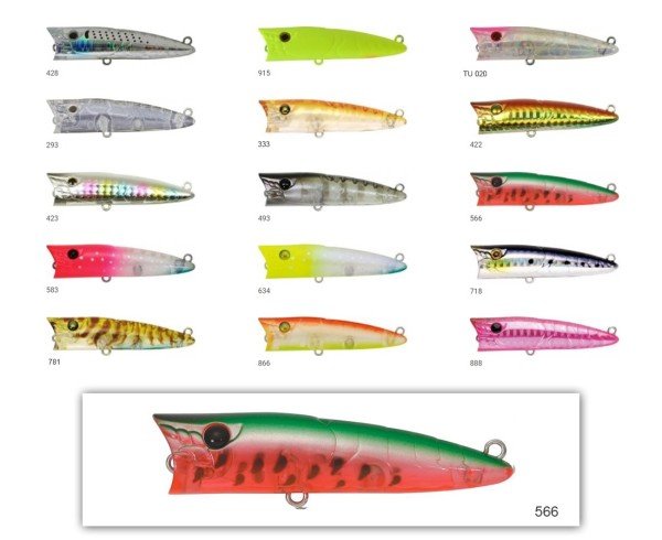 Zipbaits Popper 68mm Su Üstü Poping 8.3gr Maket Balık 566
