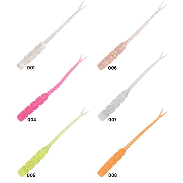Mustad Aji Worm Bachi-Bachi Sahte Kurt 001 - 5CM - 15Lİ