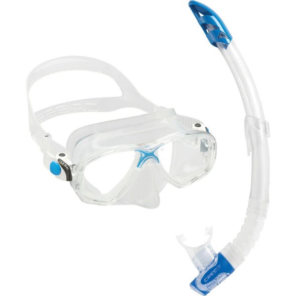 Cressi Marea Maske Gamma Şnorkel Seti CLEAR-BLUE