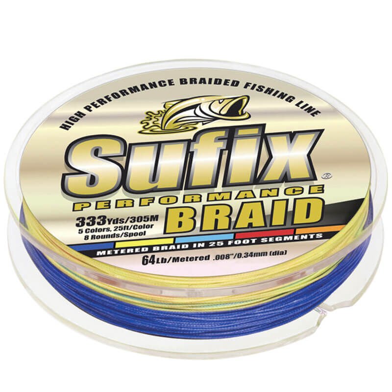 Sufix Performance Braid İp Misina MULTİCOLOR - 0.58MM - 600MT - 52.3KG