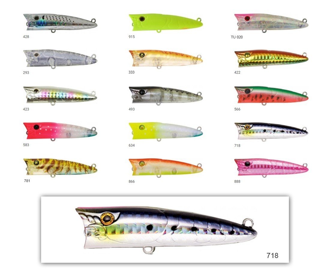Zipbaits Popper 68mm Su Üstü Poping 8.3gr Maket Balık 718