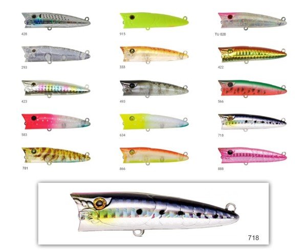 Zipbaits Popper 68mm Su Üstü Poping 8.3gr Maket Balık 718