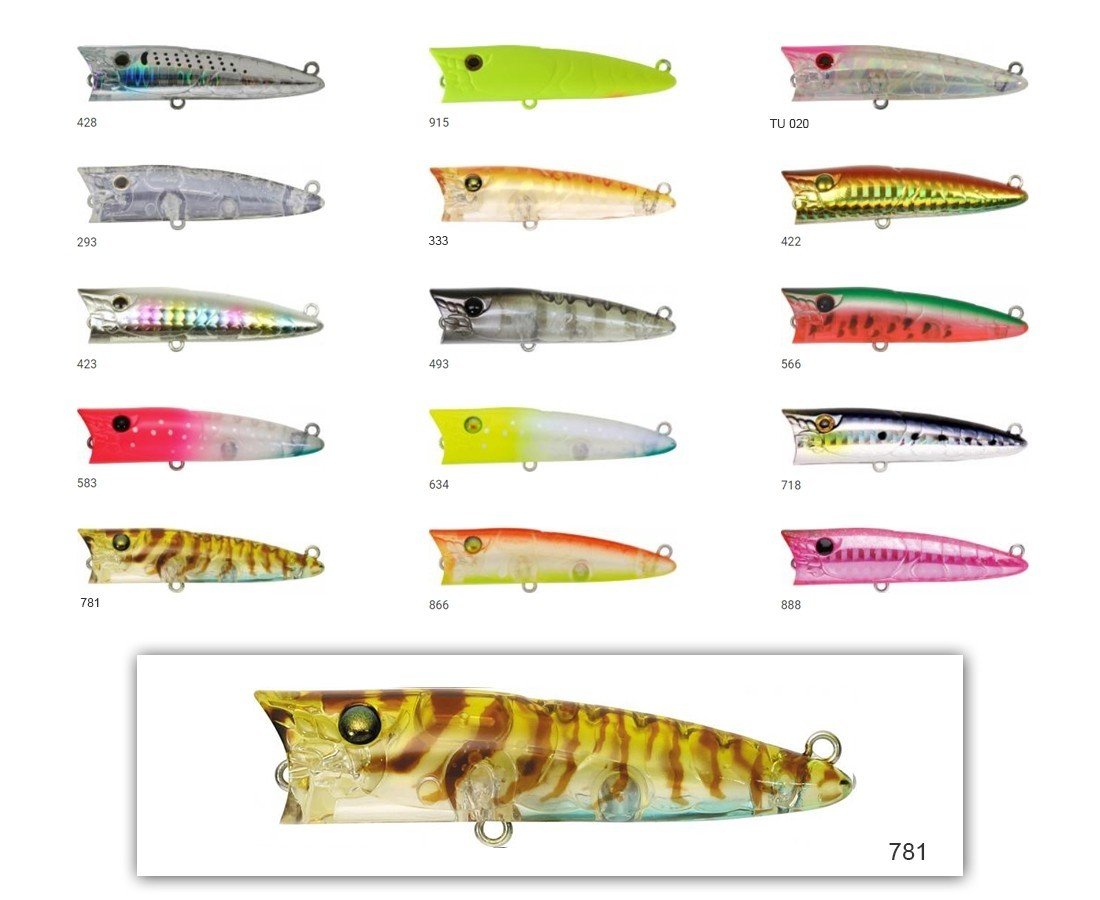 Zipbaits Popper 68mm Su Üstü Poping 8.3gr Maket Balık 781