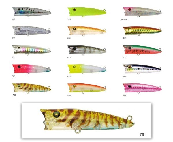 Zipbaits Popper 68mm Su Üstü Poping 8.3gr Maket Balık 781