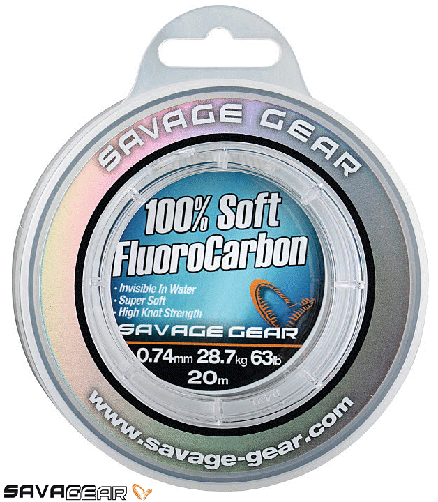 Savage gear Soft Fluoro Carbon 0,49 mm 35 m 15.2 kg 33.5 lb Misina