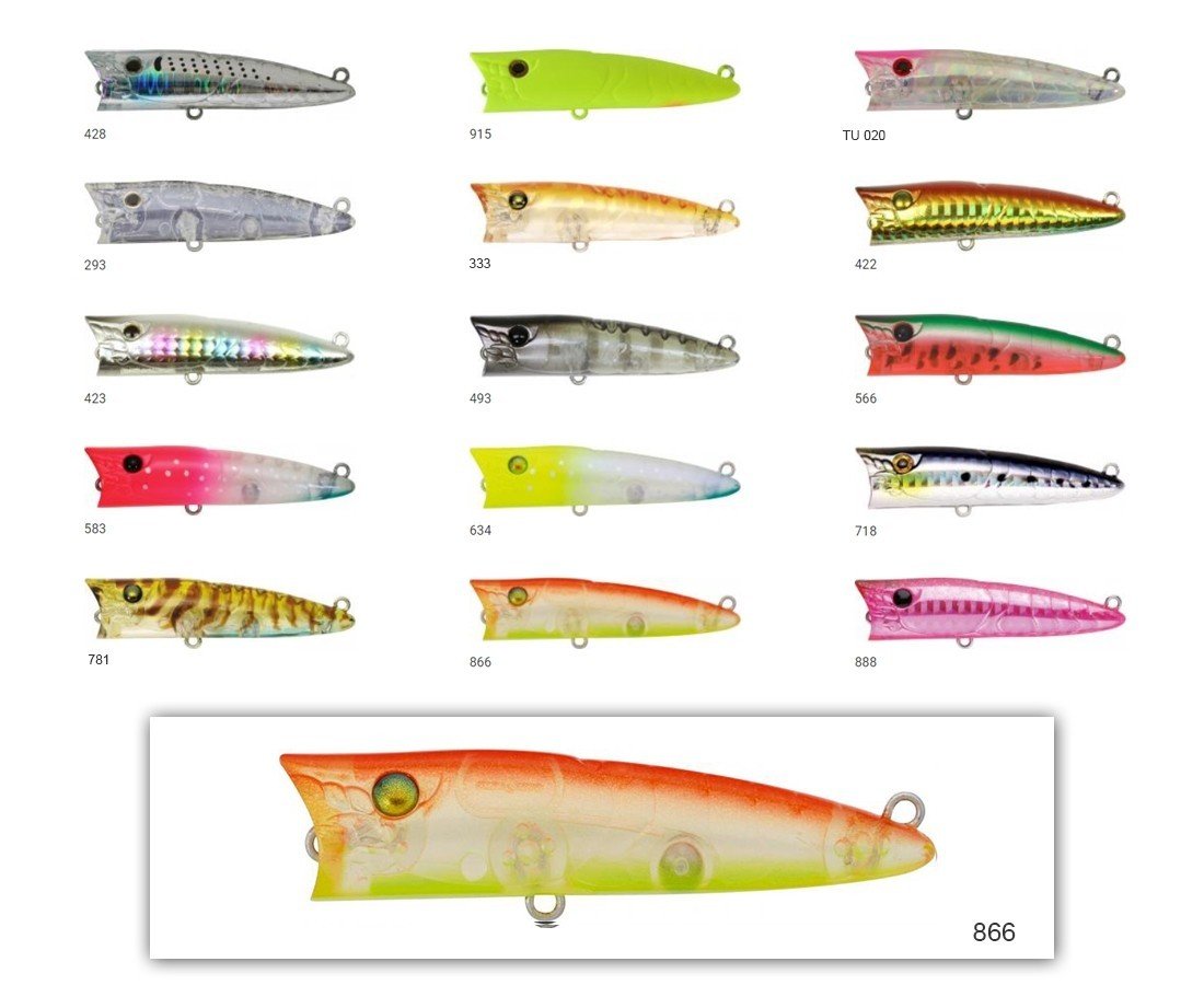 Zipbaits Popper 68mm Su Üstü Poping 8.3gr Maket Balık 866