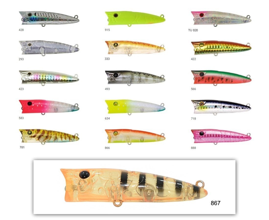 Zipbaits Popper 68mm Su Üstü Poping 8.3gr Maket Balık 867