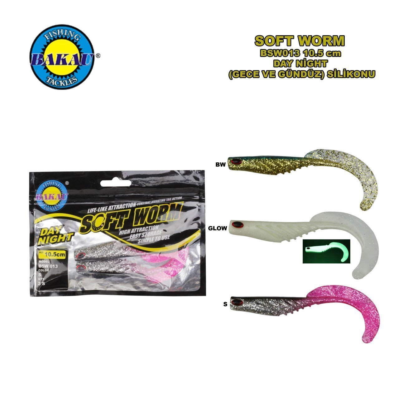 Dn Soft Worm Bsw 013 # 10.5Cm