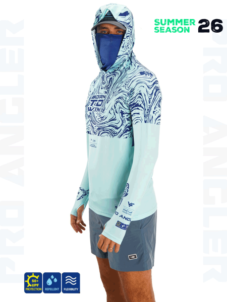 Fujin Pro Angler S26 BuffHoodie Izohips Mint