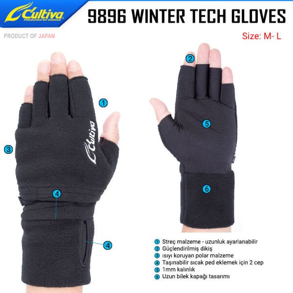 Owner 9896 Winter Tech Gloves L