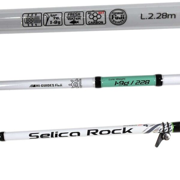 Captain 1344 Selica Rock Game Fuji 228cm 2 Parça LRF Kamışı 1-9gr Atar