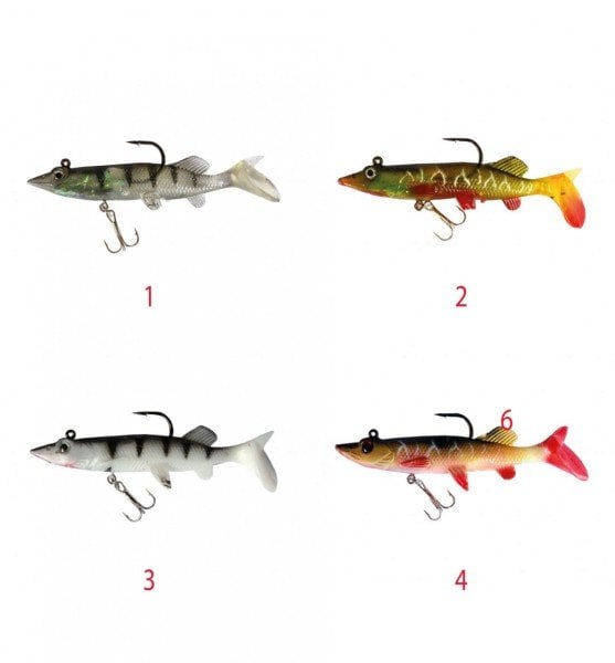 Captain 3547 Steady Pike Soft 12cm Turna Silikonu Suni Balık 3