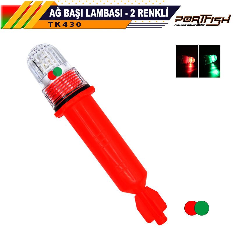 Portfish Ağ Başı Lambası Çift Renk
