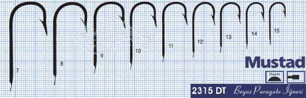 Mustad Olta İğnesi 2315DT 50li