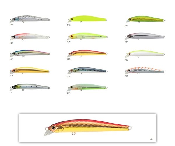 ZİPBAİTS  SYSTEM  MINNOW  TIDAL       90 F     703