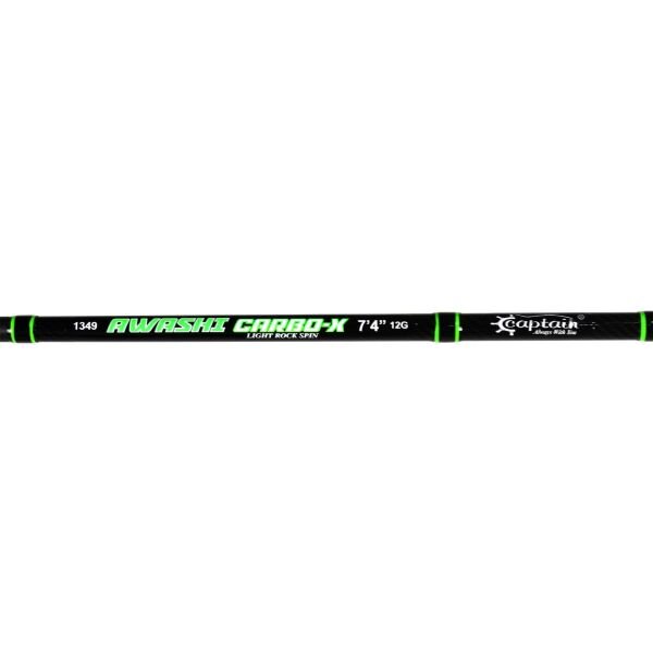Captain 1349 Awashi Carbo-X 225cm 2 Parça LRF Kamışı 1-12gr Atar