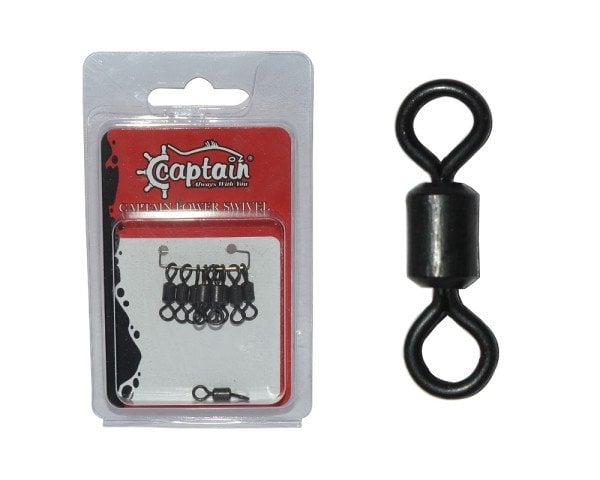 Captain 5006 Rulmanlı Fırdöndü 6'lı Paket Mat Black 4/0