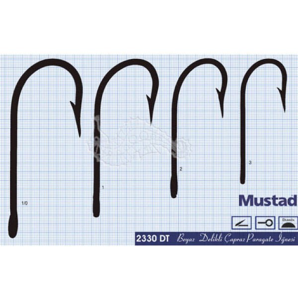 Mustad Olta İğnesi 2330DT 100lü Standart - NO:15