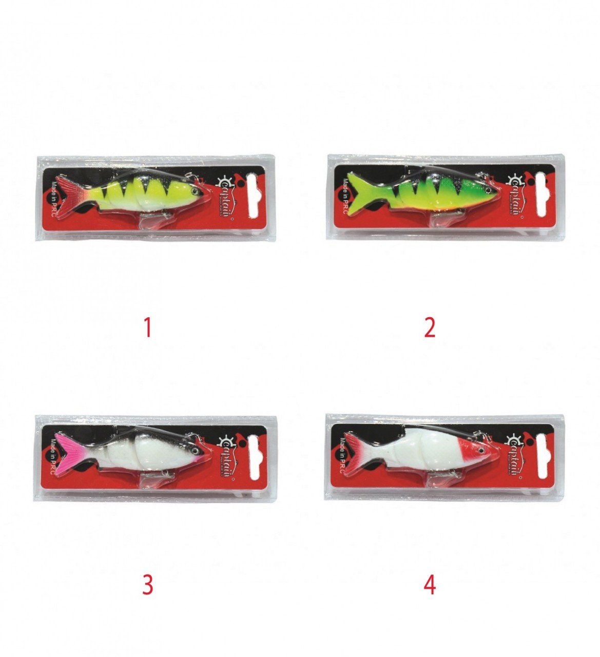 Captain 3539 Crafity Soft 10cm Turna Silikonu Suni Balık 1