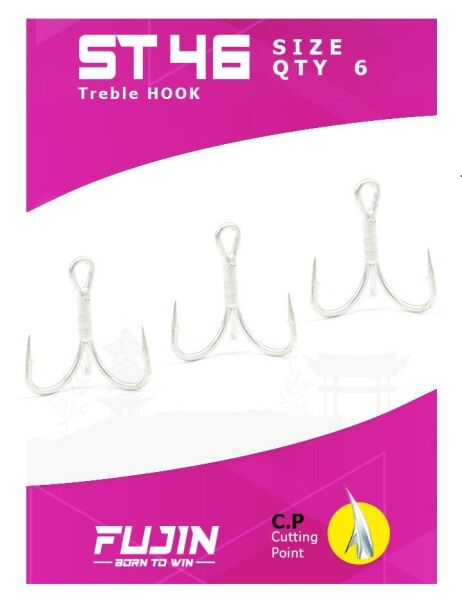 Fujin ST46 Üçlü Maket Balık İğnesi 