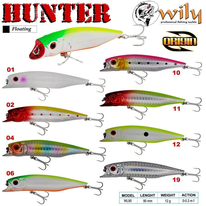 Wily Hunter 9 cm Maket Balık 12 gr (0-0.3M) 19