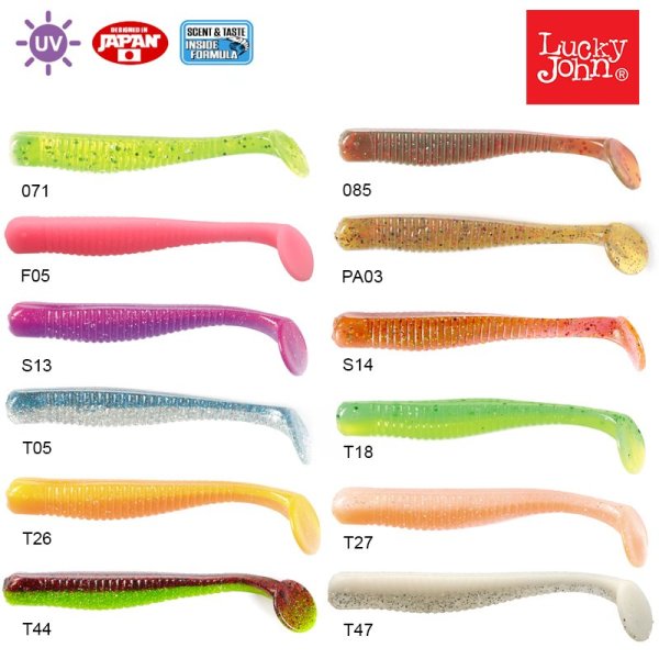 Lucky John Long John 4.2'' (10.67 cm) 6P Silikon Yem PA03