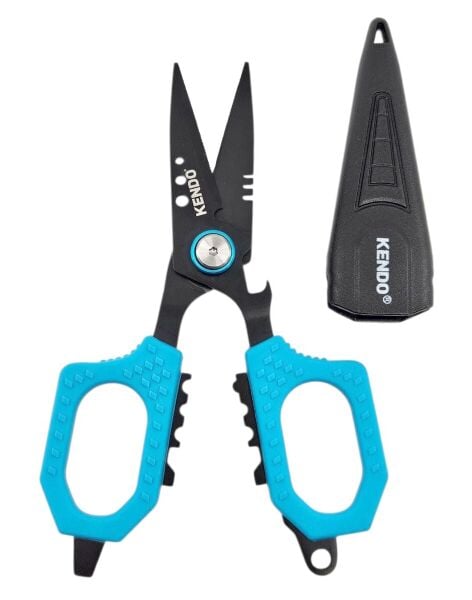 Kendo Multi-function Braid Scissors W/Sheath Makas