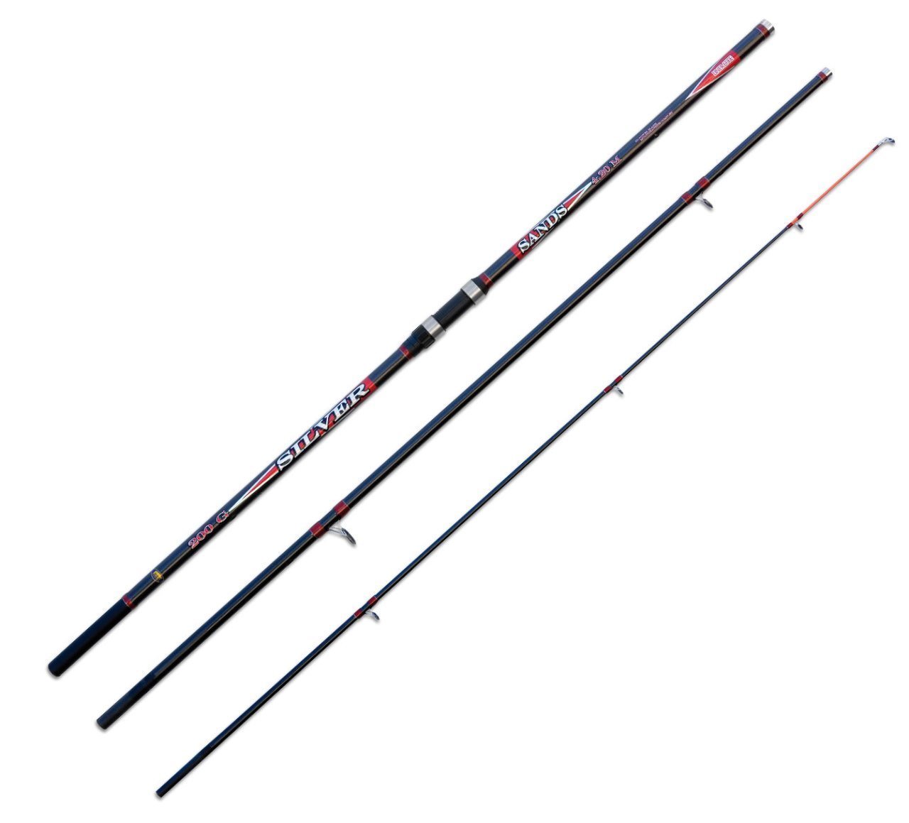 Lineaeffe Silver Sands 420cm 100-200gr 3 Parça Surf Kamışı