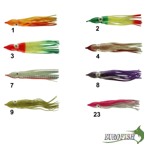 Eurofish Ahtapot Silikon 14 Cm 5 Li