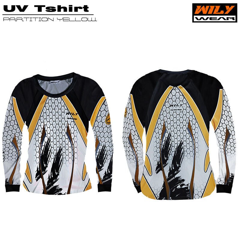 Wily Wear UV T-Shirt PartitionYellow XXL