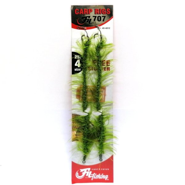 Carp Rigs 707 # 2 2li Hazır Takım No: 4