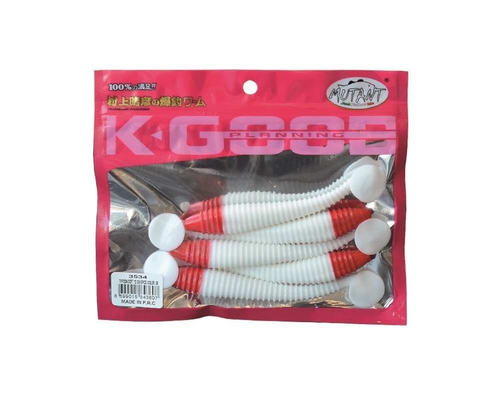 Mutant 3534 Typoon Soft 12cm Levrek Silikonu 5'li Paket Suni Yem 08