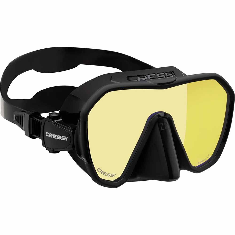 Cressi Z2 Dalış Maskesi BLACK/YELLOW/BLUE LENS