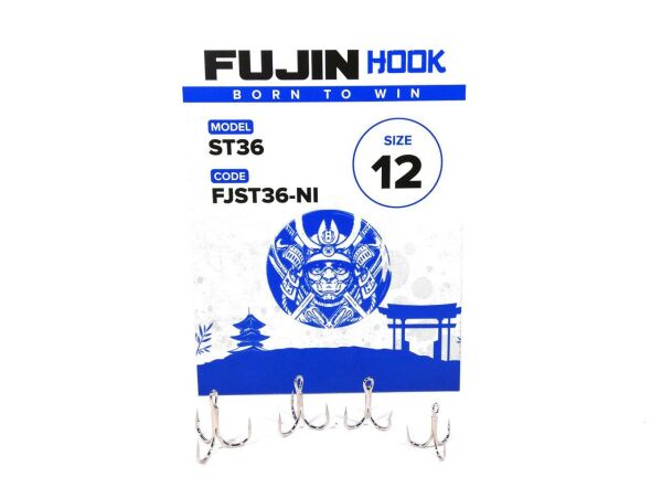 Fujin ST36 Üçlü Maket Balık iğnesi Nickel 