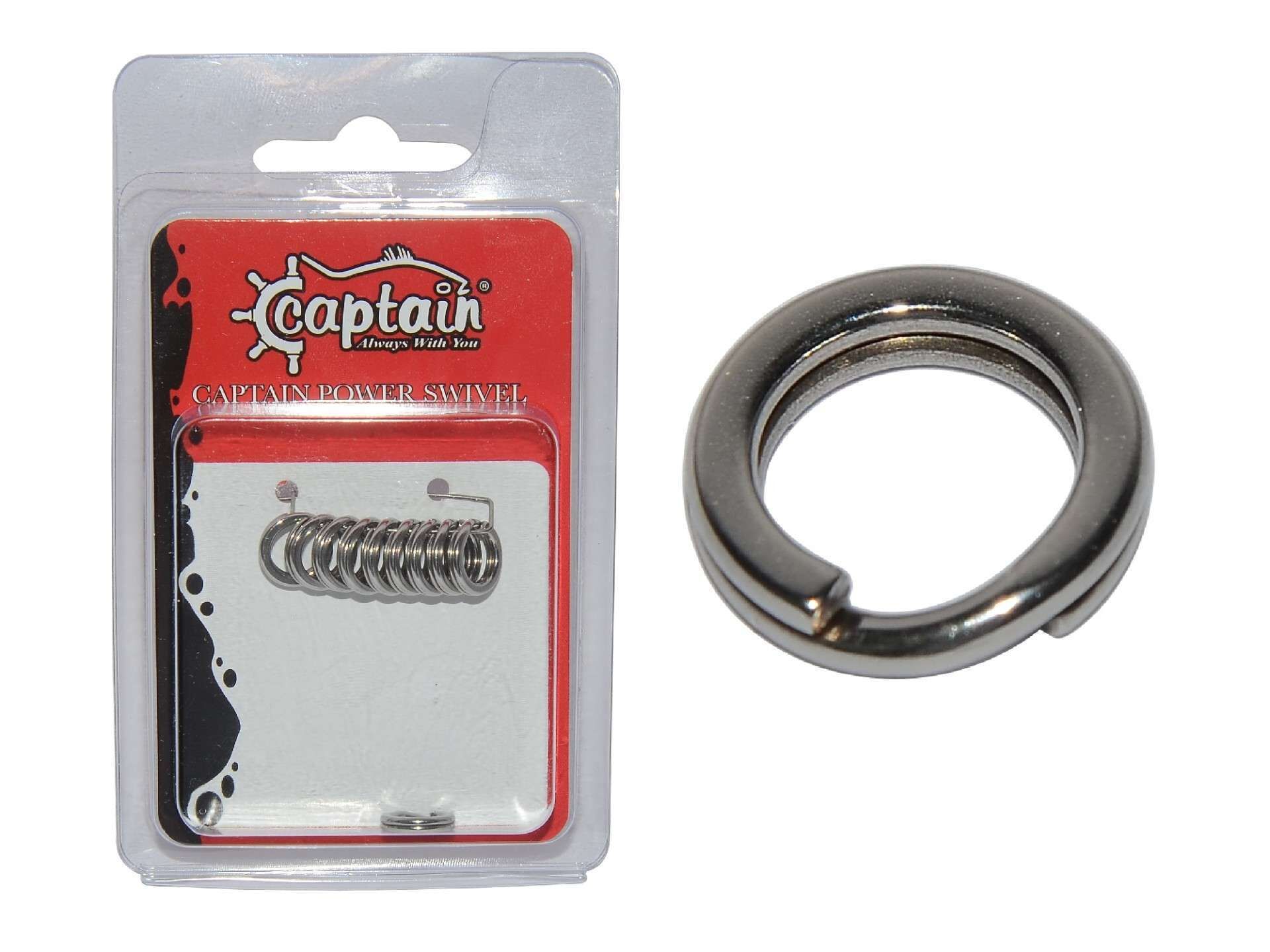 Captain 5142 Kalın Halka Güçlendirilmiş 10lu Paket İnox Naturel Standart - 0.10 MM