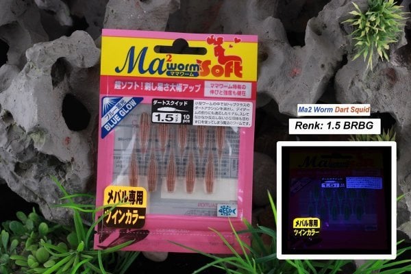Ma2 Worm Dart Squid 1.5 S/PBG
