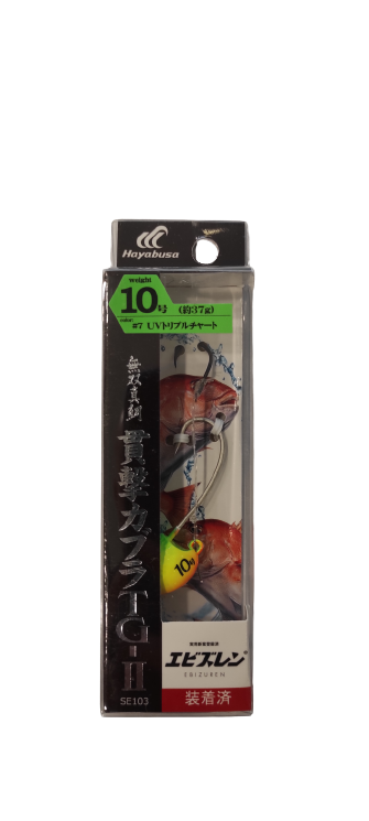Hayabusa SE 103 Tenya Masuo Madia Kabra TGII-10 37gr Jig Suni yem 7